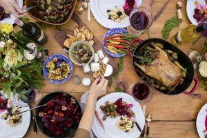 ThanksgivingTable 300x200 - Holiday Eating Tips